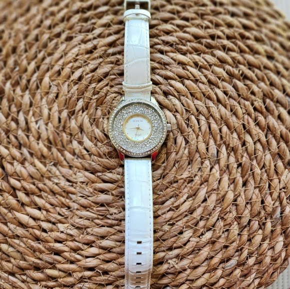 Invicta Angel White Leather Band Watch - Picture 6 of 12